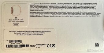 Apple Watch SE 40mm – Rose Gold s Milánským tahem - 4