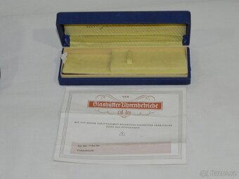 Etue na hodinky Gub Glashütter 1962 záruční list - 4