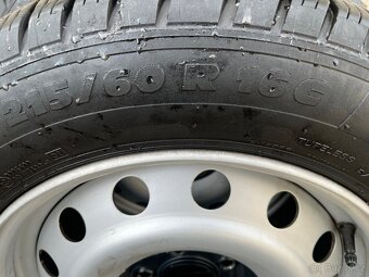 Prodám 4x disky s letními pneu 215/60 R16C - 4