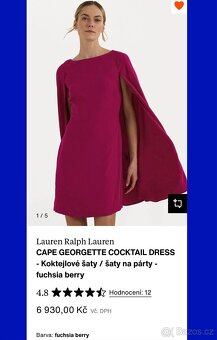 Dámské formální šaty Ralph Lauren 38 - 4