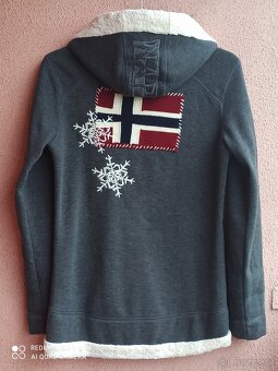 mikina Napapijri dámská s kapucí - 4
