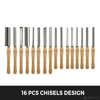 16-dílná sada soustružnických dlát HSS - 4