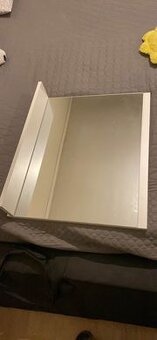 Koupelnový nábytek se zrcadlem bílý lesk 2 kuřecí - 4