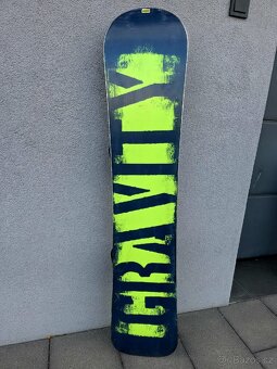 Snowboard GRAVITY FLASH, 140 cm + boty - 4