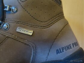 AlpinePro celokožené boty s membránou,podrážka.vibram,vel.36 - 4