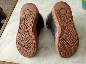 Zimni kožené barefoot boty D. D. Step (stélka 17cm) - 4