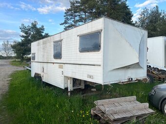 Prodám karavan za mini tahač - 4