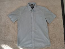 Pánská modrá košile s krátkým rukávem L.O.G.G. H&M vel. M/L - 4