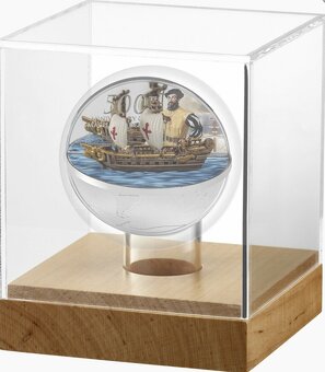 Mince Ferdinand Magellan 500. výročí 2 oz 3D - proof - 4