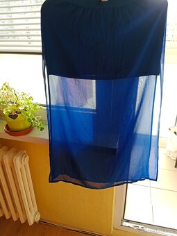 Dlouhá sukně krásně modrá - 4