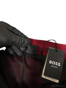Pánské plavky BOSS Octopus – červené, size: L 🩳 - 4