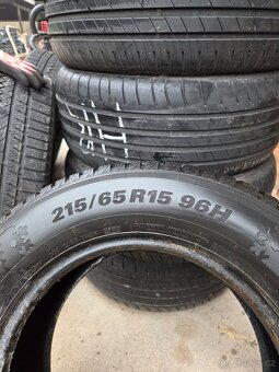 215 65 r 15 - 7.8mm - R 15 215/65 zimní pneu kola gumy шини - 4