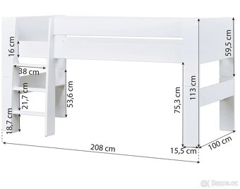 Postel patrová , vyvýšená - 4