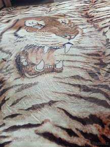 velká deka / přehoz s motivem tygra - 4