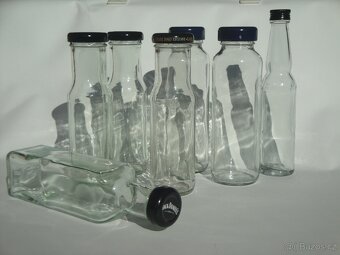Nápojová, kečupová, úzká zavařovací sklenice 330 ml - 4