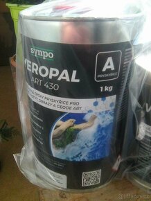 Speciální čirá hustá pryskyřice pro umělecké tvoření 1,3 kg - 4