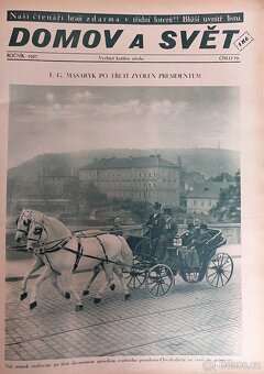 Časopisy DOMOV A SVĚT, ročník 1927 - 4