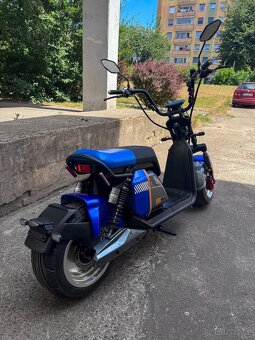 Prodám Elektricky skutr Leramotors C7, modrá - 4
