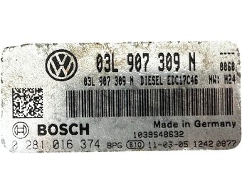 Řídící jednotka motoru 03L907309N CFGB VW Passat B7 2011 - 4
