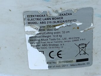 Elektrická sekača ABG 210 - 4