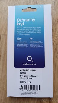 Nový kryt Iron Eye Magnet Apple iPhone 15, černý - 4