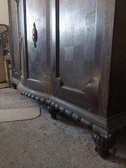 Skříň - starý sekretář - 4