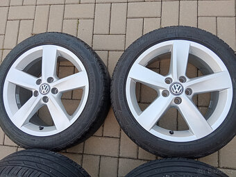 alu kola 5x100 r 16 VW Polo a letní 215/45/16 - 4