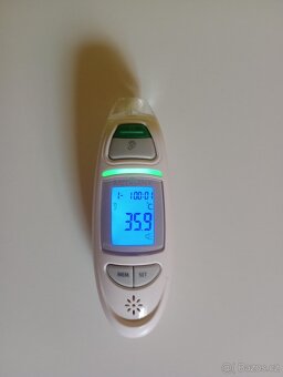 Bezkontaktní infračervený teploměr na čelo, do ucha Medisana - 4