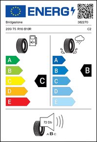 Sada Nových pneumatik Bridgestone Duravis R660 205/75 R16 C - 4