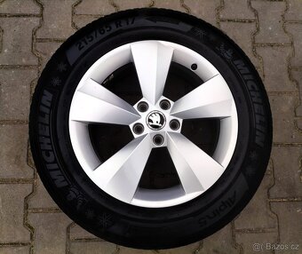 Alu kola originál Škoda Kodiaq 5x112 R17 Nanuq - 4