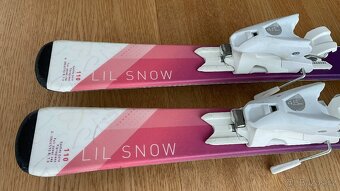 Dívčí lyže ELAN LIL SNOW 110  + EL 4.5 top stav - 4