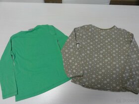 Trička dlouhý rukáv vel. 110 a 116 - 4