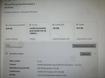 Počítač HP pro kancelářskou práci - 4