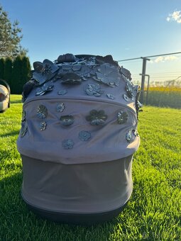Cybex Priam Lux Flowers Grey - Dark Grey - 4