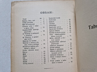 Rukověť strojnického a zámečnického učně 1923 zámečnictví - 4