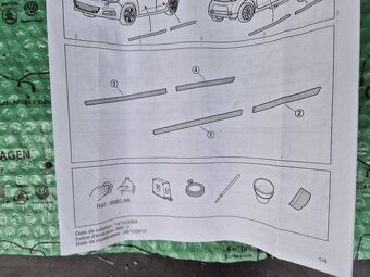 sada ochranných vnějších lišt dveří Citroen C4, C4-L (B71-B7 - 4