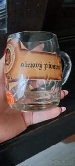Staré pivní sklo Gambrinus 1/4L - 4