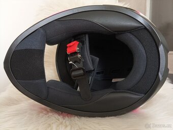 Integrální přilba na motorku HJC C10 Tins MC8 černo-šedo-růž - 4