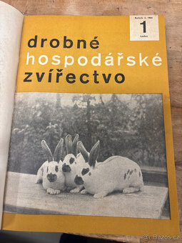 Svázané časopisy Drobné hospodářské zvířectvo 1962-63-64-65 - 4