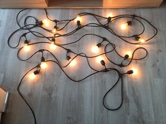 Girlanda - venkovní/vnitřní svítící dekorační řetěz 15m - 4