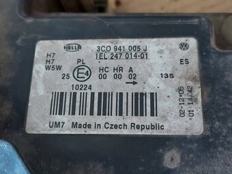 přední světla na VW Passat B6 - 4