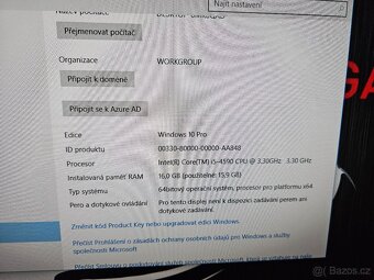 Herní pc i5-4590 16gb ddr3 GTX960 2gb lcd 27" full hd GTA5 - 4