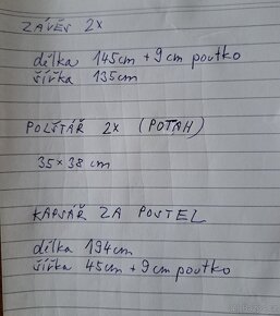 Set závěsy, polštářky a kapsář za postel - 4