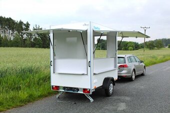Přívěs prodejní stánek Tomplan TFS 252.01 1300kg 2 - 4