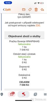 Automatická pračka Gorenje na 8kg prádla - 4