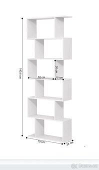 Prodám knihovnu/regál Sconto - 4