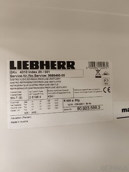 Gastro lednice, chladnička Liebherr 430 L - 4