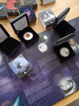 Stříbrné 1oz mince Mléčná Dráha plus kniha od ČM vše 100 - 4