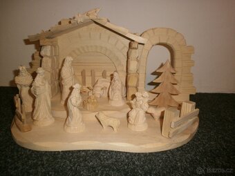 Dřevěný betlém 14B6 - 4
