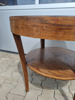 Oválný retro stolek - 4
